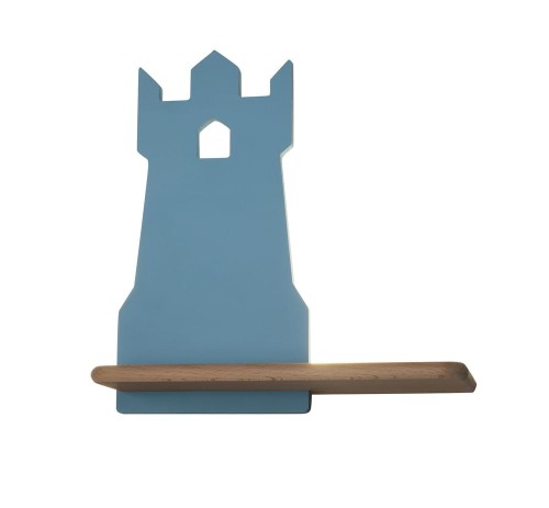 Candellux Lampa kinkiet półeczka 5W LED 4000K IQ Kids Tower niebieski 21-84729 21-84729