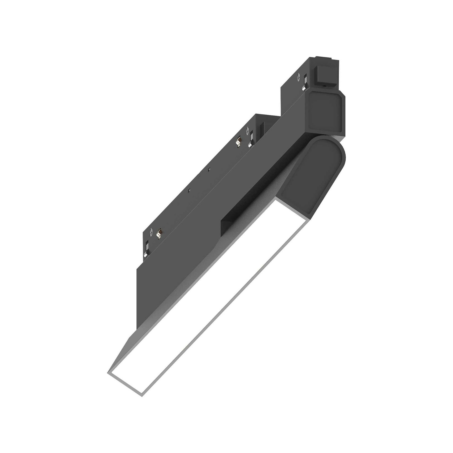 Lampa sufitowa podłużna ledowa EGO FLEXIBLE WIDE 07W 3000K ON-OFF BK 257839 - Ideal Lux