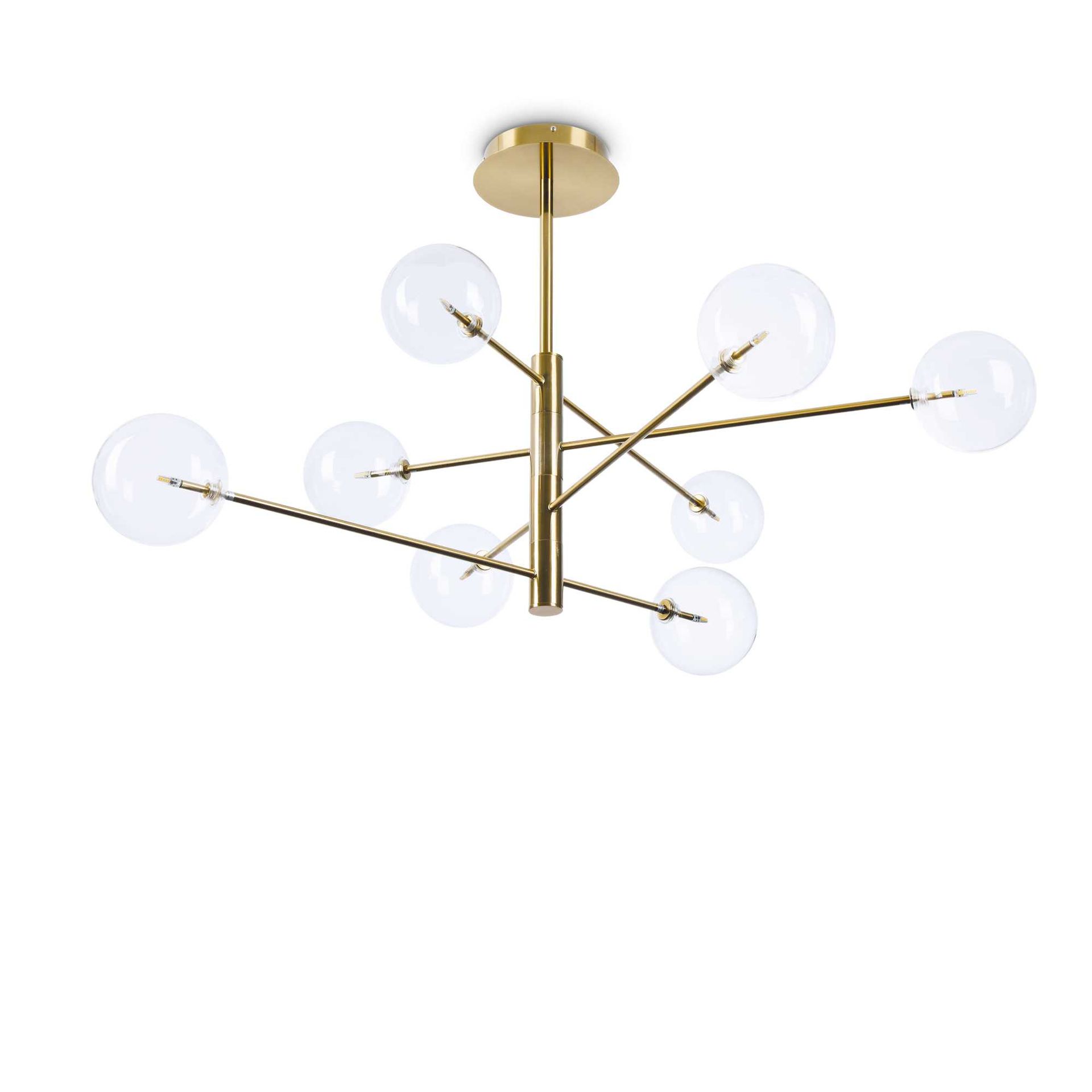 Lampa wisząca EQUINOXE SP8 OTTONE 275215 - Ideal Lux