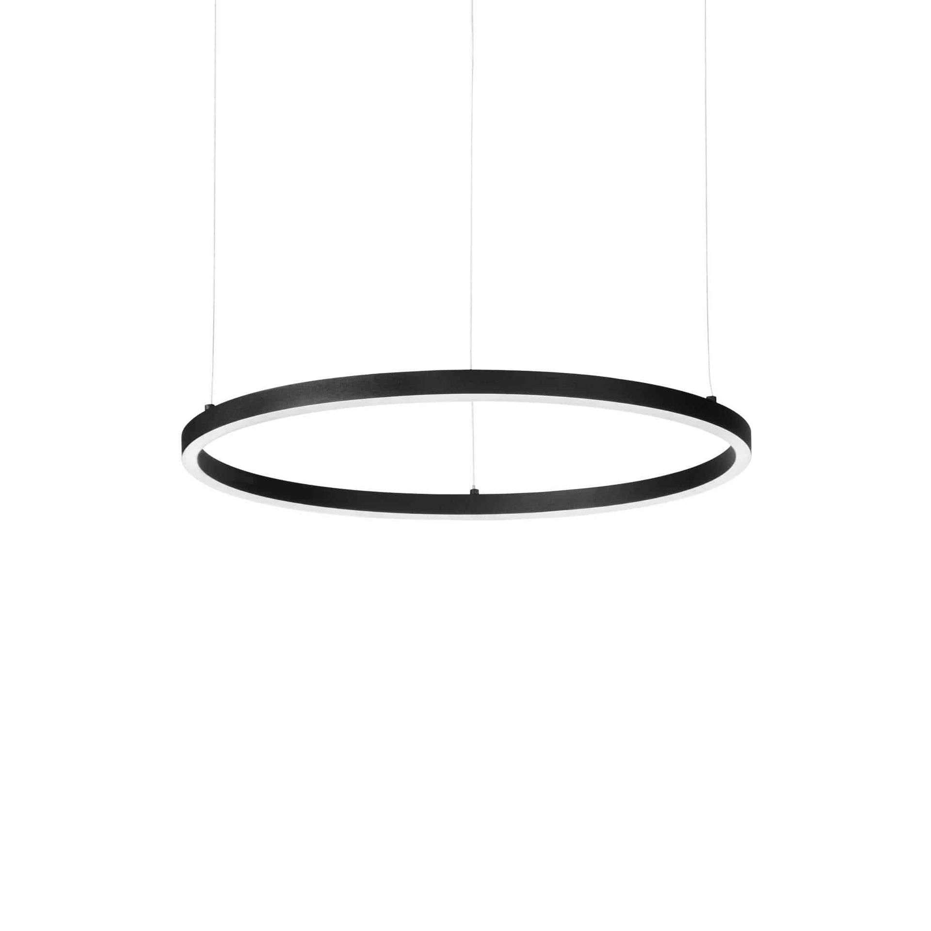 Lampa wisząca ORACLE SLIM SP D050 ROUND 4000K ON-OFF BK 304380 - Ideal Lux