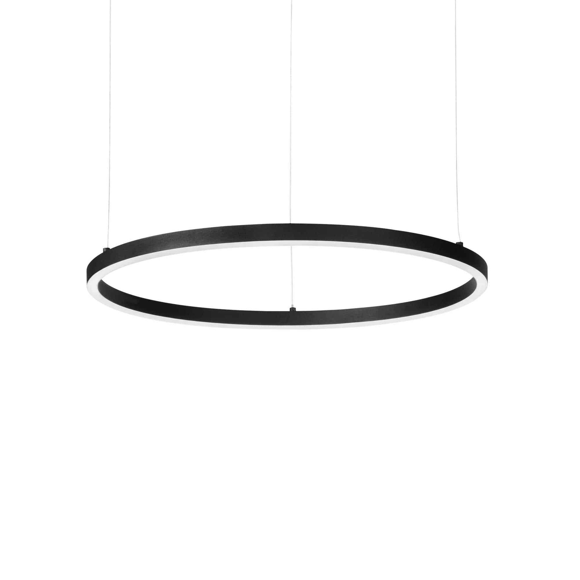 Lampa wisząca ORACLE SLIM SP D070 ROUND 4000K ON-OFF BK 304410 - Ideal Lux