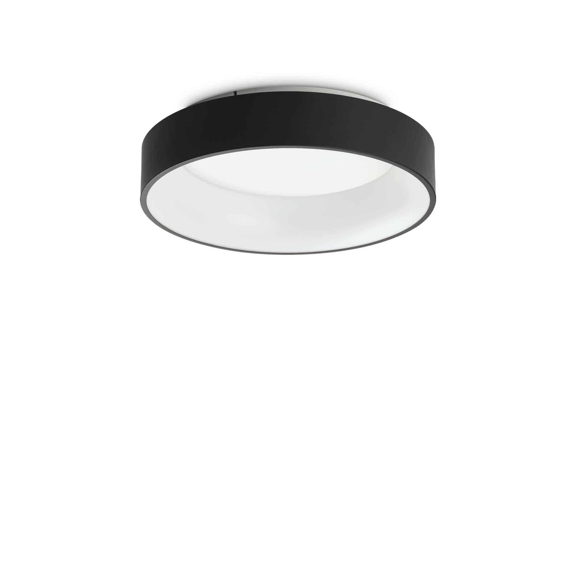 Plafon ZIGGY PL D45 NERO 307206 - Ideal Lux