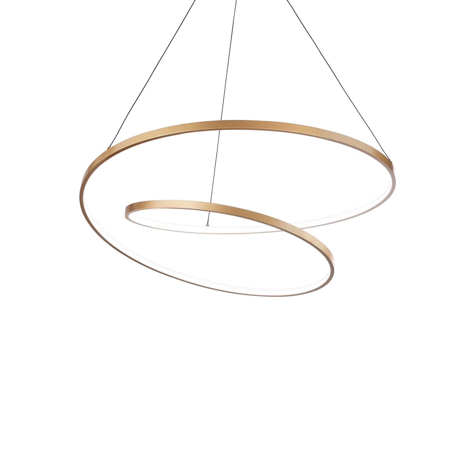 Lampa wisząca  OZ SP D60 DALI OTTONE 304564 - Ideal Lux