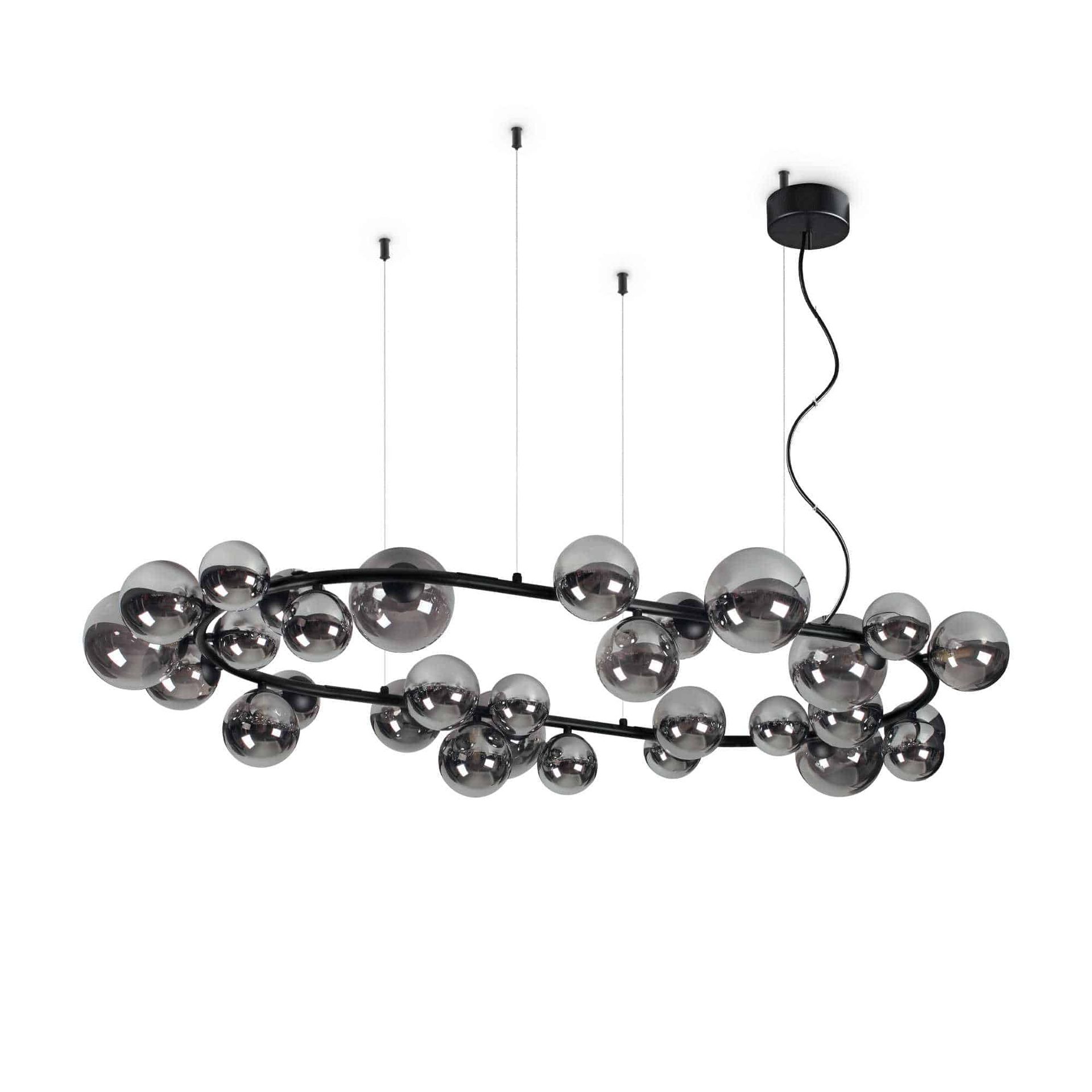 Lampa wisząca  PERLAGE SP30 NERO 296753 - Ideal Lux
