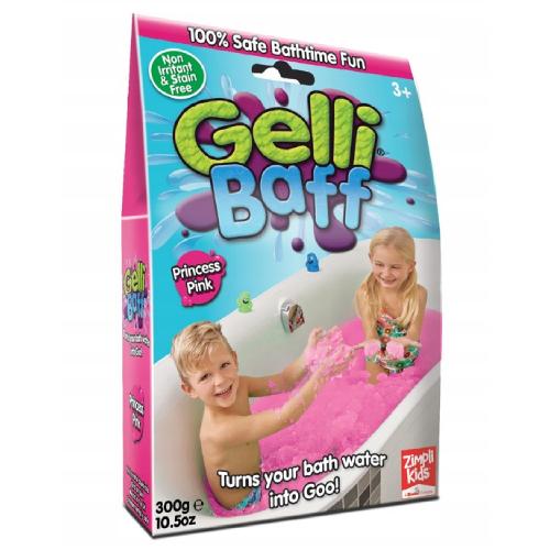 ZIMPLI KIDS Gelli Baff Magiczny proszek do kąpieli - różowy, 300g