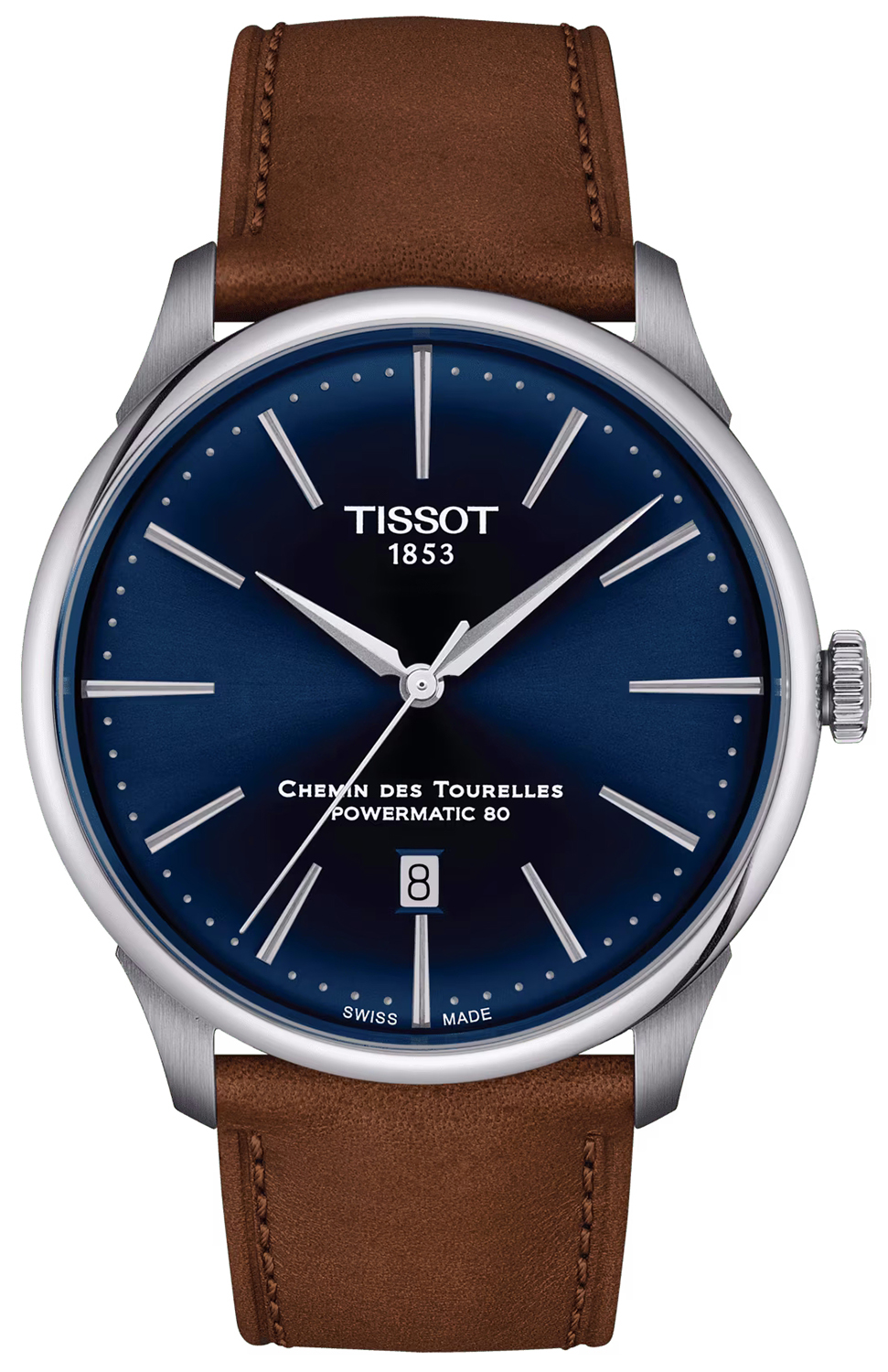 Zegarek Tissot T139.407.16.041.00 CHEMIN DES TOURELESS POWERMATIC 80 42 MM