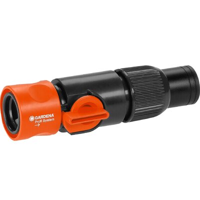 Gardena Profi-System - Szybkozłącze z zaworem regul do węży 3/4cala Kurier: 14 (02819-20)