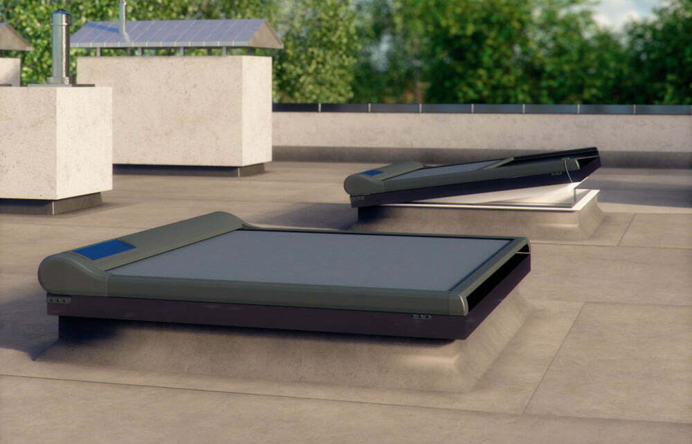 Markiza AMZ/F Solar do okien Fakro do płaskiego dachu - grupa II