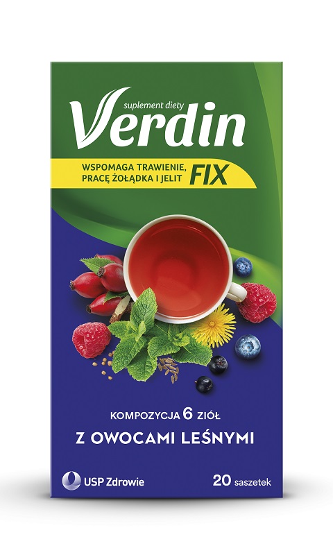 USP Zdrowie Verdin fix z owocami leśnymi x 20 sasz