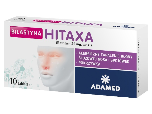 Bilastyna Hitaxa 20 mg 10 Tabl.