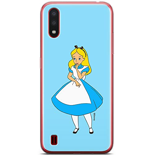 ERT GROUP etui na telefon Samsung A01, case oryginalny i oficjalnie licencjonowany przez Disney, wzór Alice 010, optymalnie dopasowane, plecki z TPU