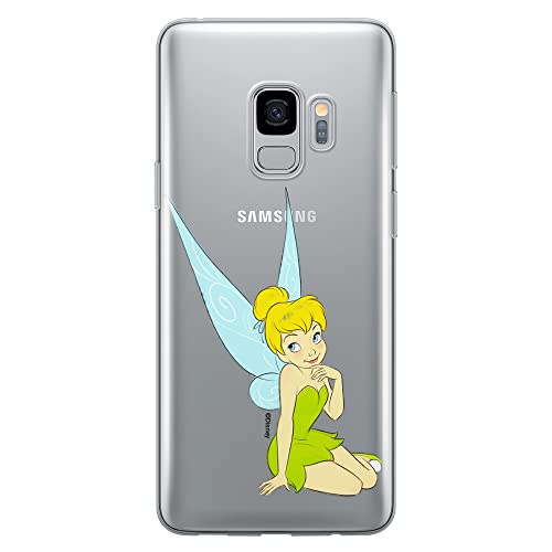ERT GROUP etui na telefon Samsung S9, case oryginalny i oficjalnie licencjonowany przez Disney, wzór Tinker Bell 005, optymalnie dopasowane, plecki z TPU częściowo przeźroczyste