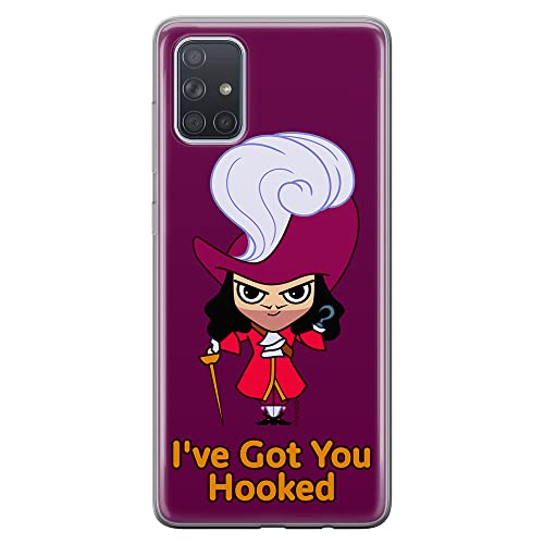 ERT GROUP etui na telefon Samsung A71 5G, case oryginalny i oficjalnie licencjonowany przez Disney, wzór James Hook 001, optymalnie dopasowane, plecki z TPU