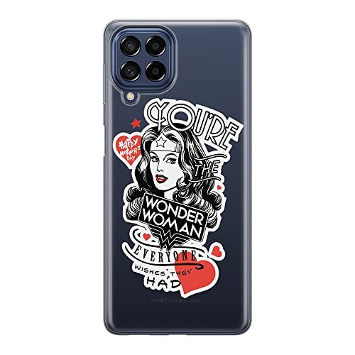 Etui Wonder Woman 014 DC Nadruk częściowy Przeźroczysty Producent: Samsung, Model: M33 5G