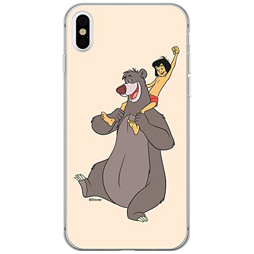 ERT GROUP etui na telefon Apple Iphone X/XS, case oryginalny i oficjalnie licencjonowany przez Disney, wzór Jungle Book 002, optymalnie dopasowane, plecki z TPU
