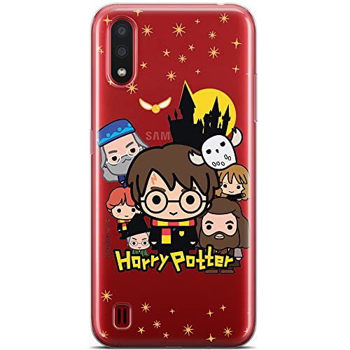 ERT GROUP etui na telefon Samsung A01, case oryginalny i oficjalnie licencjonowany przez Harry Potter, wzór 100, optymalnie dopasowane, plecki z TPU częściowo przeźroczyste