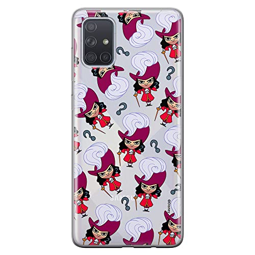 ERT GROUP etui na telefon Samsung A71 5G, case oryginalny i oficjalnie licencjonowany przez Disney, wzór James Hook 002, optymalnie dopasowane, plecki z TPU częściowo przeźroczyste