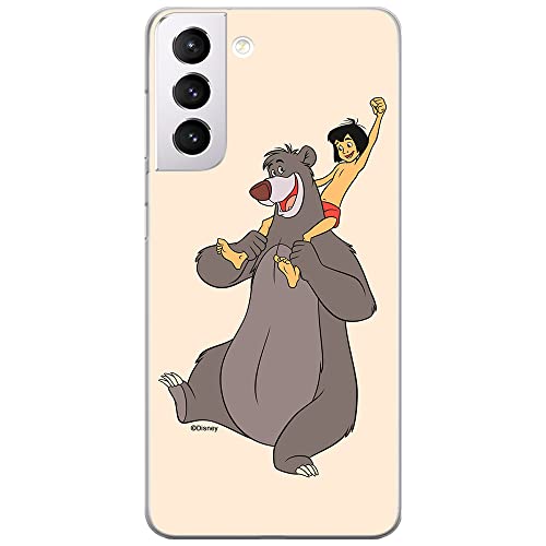 ERT GROUP etui na telefon Samsung S21, case oryginalny i oficjalnie licencjonowany przez Disney, wzór Jungle Book 002, optymalnie dopasowane, plecki z TPU