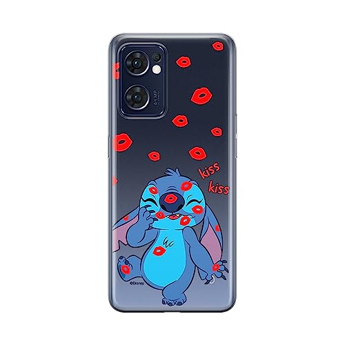ERT GROUP etui na telefon Oppo RENO 7 5G, case oryginalny i oficjalnie licencjonowany przez Disney, wzór Stitch 017, optymalnie dopasowane, plecki z TPU częściowo przeźroczyste