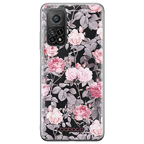 ERT GROUP etui na telefon Huawei P20, case oryginalny i oficjalnie licencjonowany przez Babaco, wzór Flowers 054, optymalnie dopasowane, plecki z TPU częściowo przeźroczyste