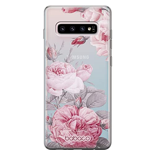 Etui dedykowane do Samsung S10 PLUS wzór:  Kwiaty 050 oryginalne i oficjalnie licencjonowane