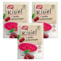 Celiko Kisiel o smaku wiśniowym Zestaw 3 x 40 g