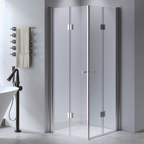 Hydrosan Kabina prysznicowa składana kwadratowa 100x100 KZ1290C
