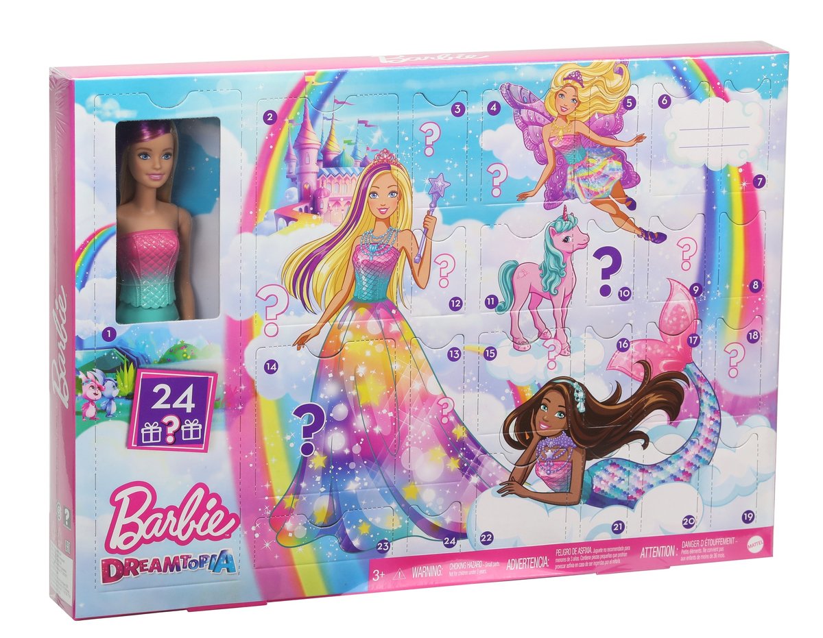 Barbie Dreamtopia GJB72 Kalendarz adwentowy