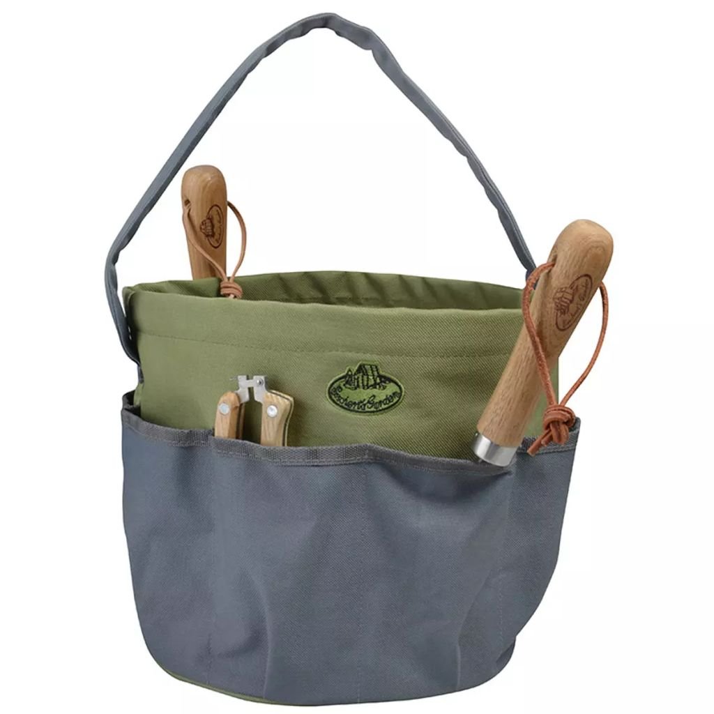 Torba na narzędzia ogrodnicze ESSCHERT DESIGN GT89, szara, 28x28x26 cm