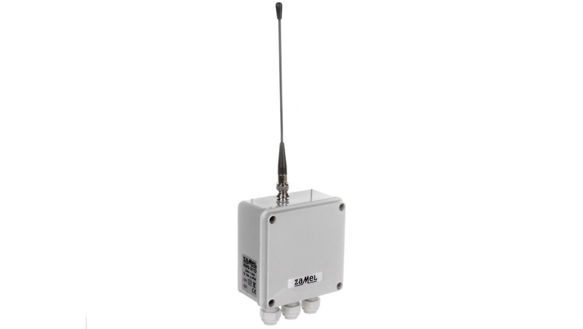 Zamel Radiowy wyłącznik sieciowy bez pilota dwukanałowy 230V 2Z IP56 zasięg 350m RWS-311D EXF10000098 EXF10000098