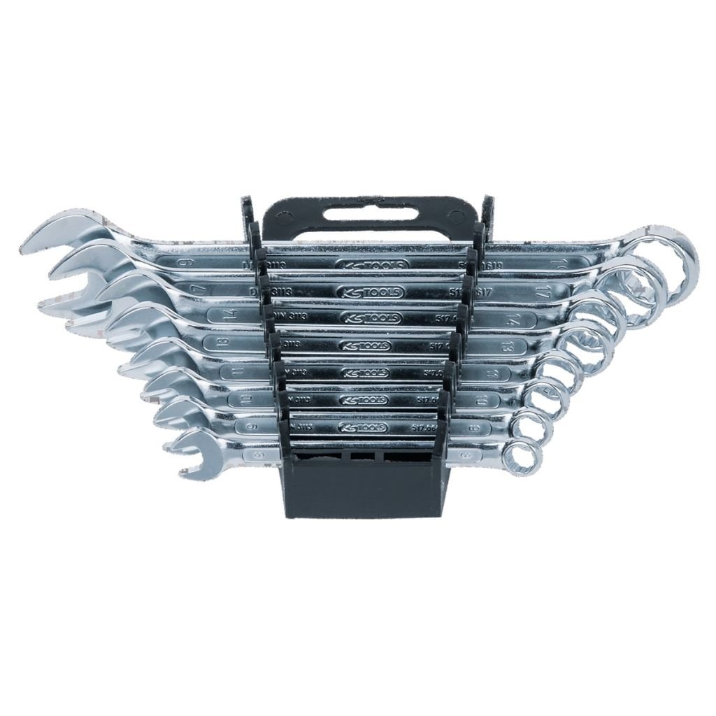 KS Tools 517.0048 zestaw klasycznych kluczy płaskich, rozwijanych, 8-częściowy, 819 mm 517.0048