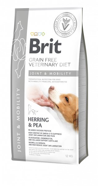 Brit VET Brit Veterinary Diet Joint&Mobility Herring&Pea Sucha Karma dla psa op 2kg