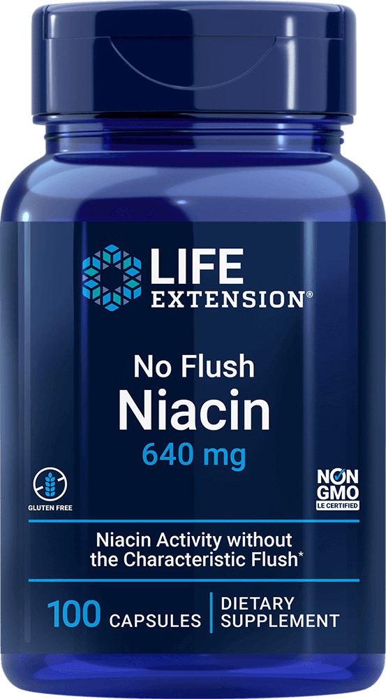 Life Extension Niacyna bez rumienia - 100 kapsułek