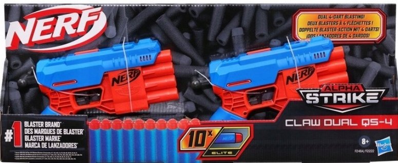 Hasbro, Wyrzutnie Nerf Alpha Strike F2464, 2 szt.
