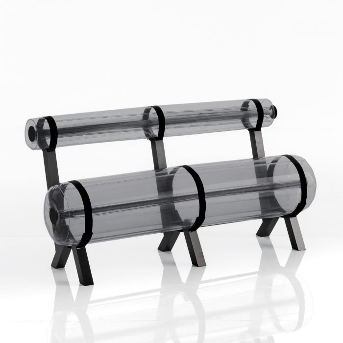 Ziba Bench 1,5 M Aluminium Frame Black