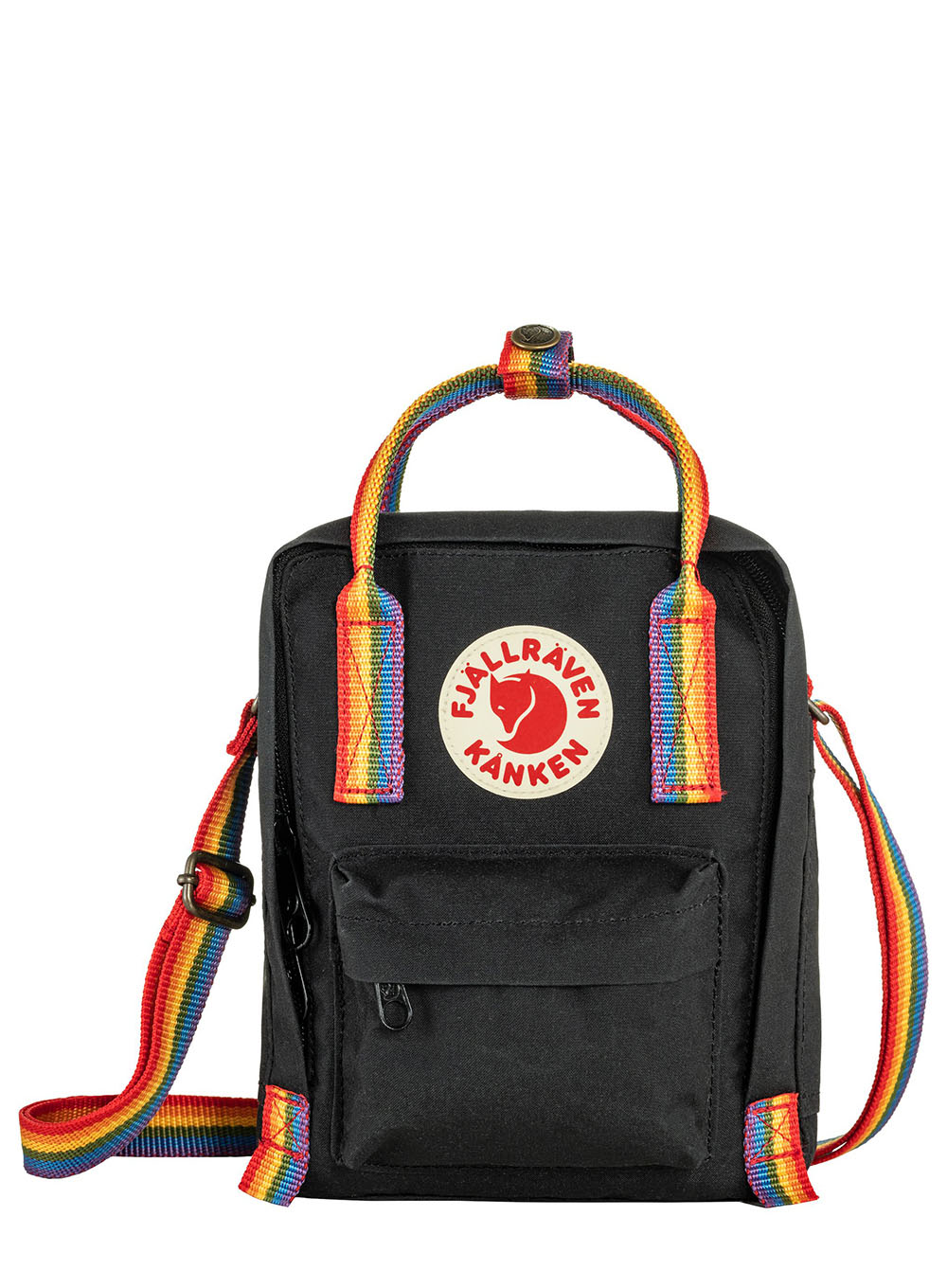 Фото - Чоловіча сумка FjallRaven Kompaktowa torba na ramię  Kanken Sling - black / rainbow 