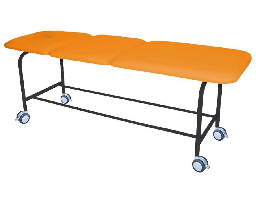 LM-02K Standard kozetka lekarska 3-częściowa na kołach