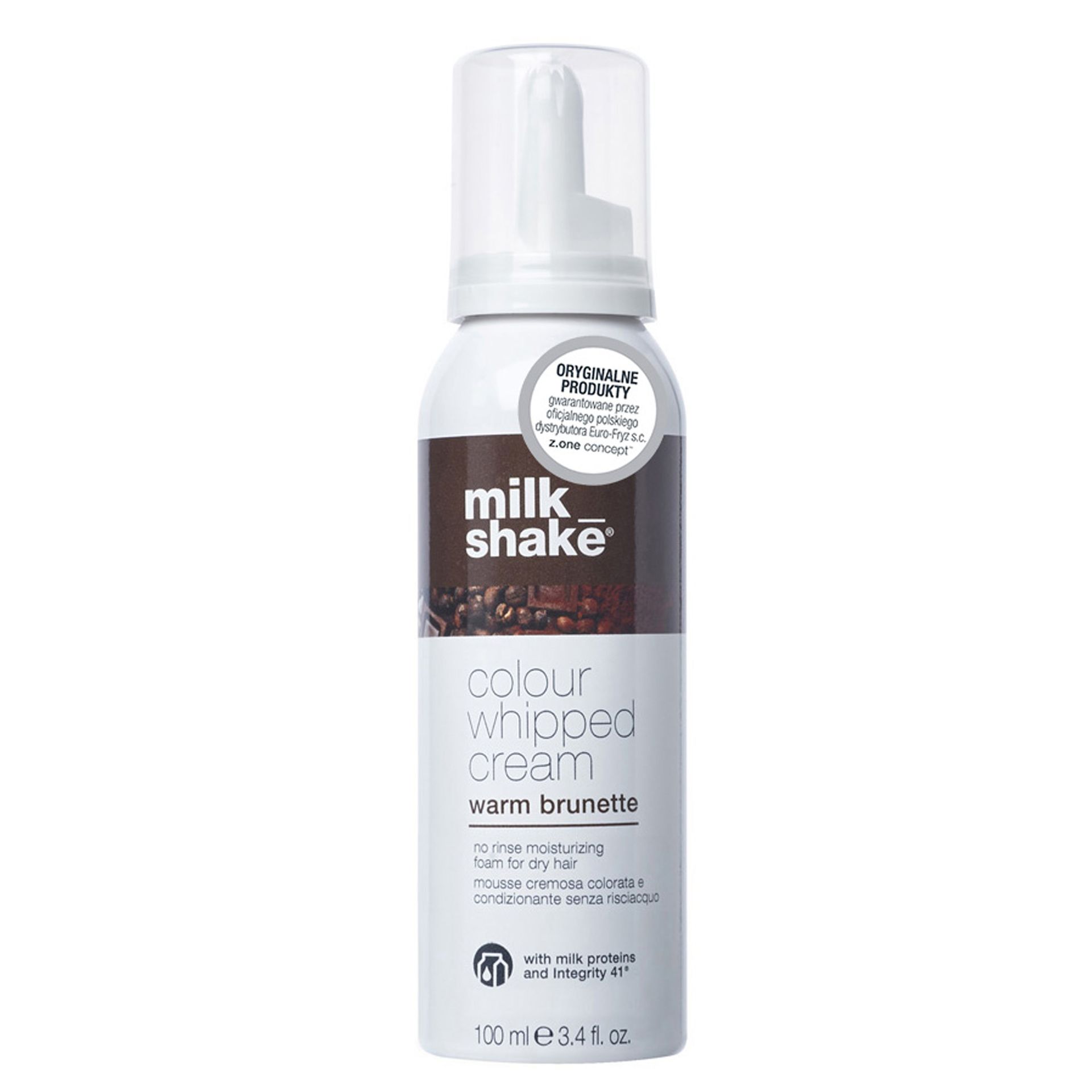 Milk Shake Colour Whipped Cream, pianka koloryzująca, warm brunette, 100ml