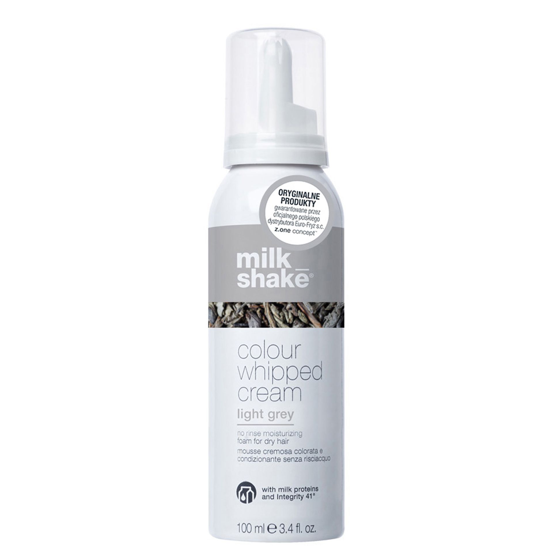 Milk Shake Colour Whipped Cream, pianka koloryzująca, light grey, 100ml