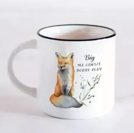 Kubek zwierzaczki - lisek - Szaron