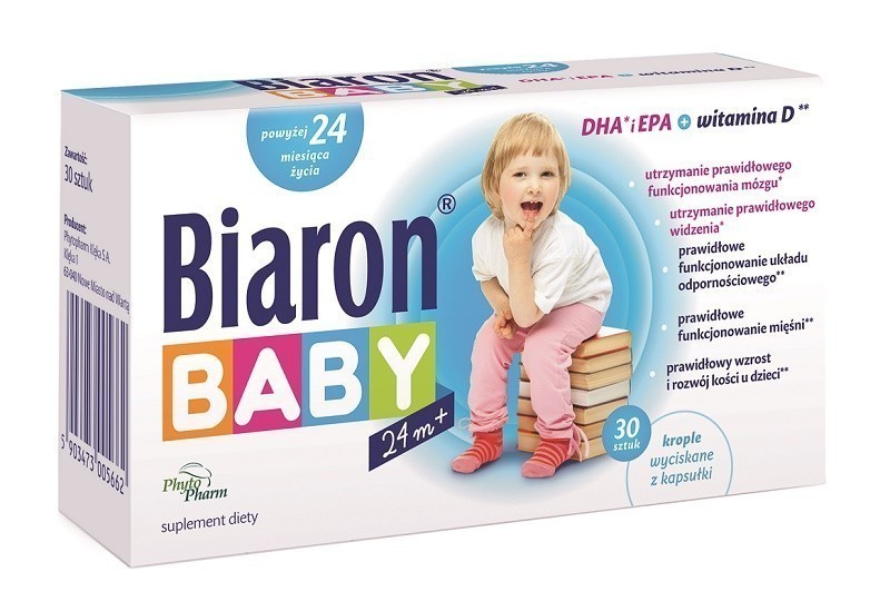 PhytoPharm Bioaron Baby 24m+ 30 szt.