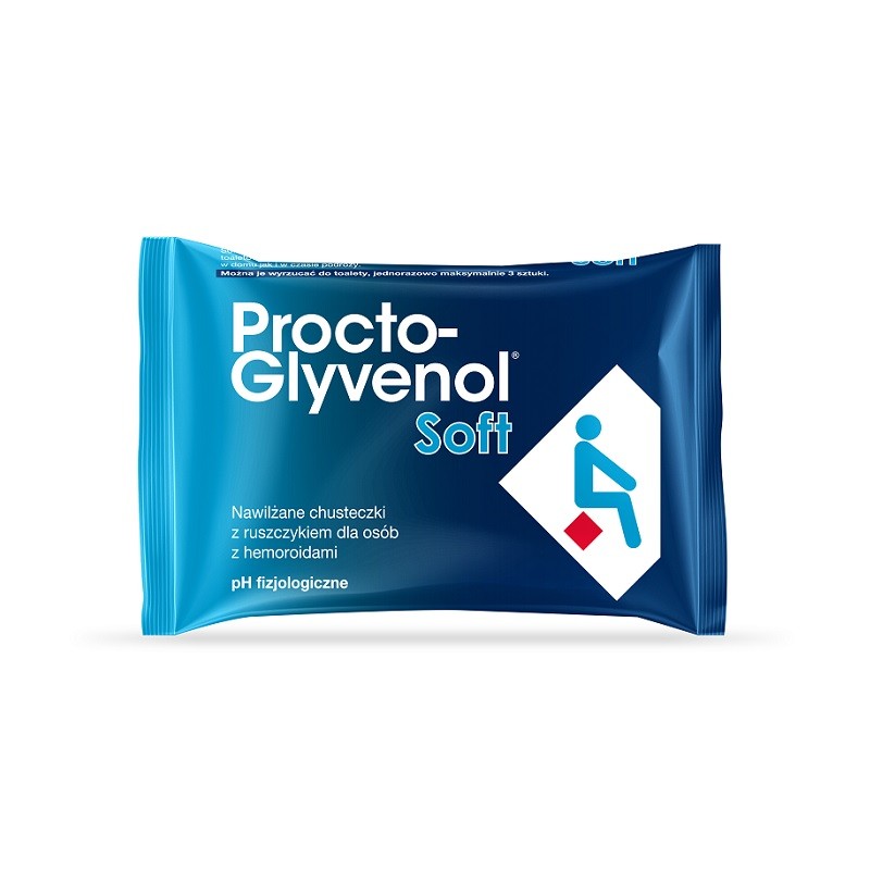 RECORDATI POLSKA SP. Z O.O. RECORDATI POLSKA SP Z O.O PROCTO-GLYVENOL SOFT Nawilżane chusteczki 30 szt 7069841