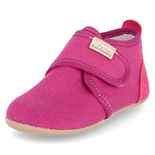 Living Kitzbühel Kapcie dla chłopców i dziewczynek, jednokolorowe, fuksja, 19 EU, Fuchsia, 19 EU