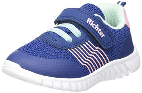 Richter Kinderschuhe Wallaby Sneakersy dla chłopców i dziewczynek, Nautical/Powder/jadeit, 22 EU, Nautical Powder Jade, 22 EU Weit