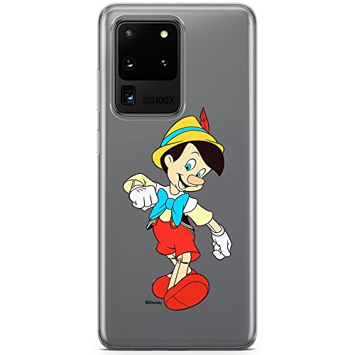 ERT GROUP etui na telefon Samsung S20 ULTRA / S11 PLUS, case oryginalny i oficjalnie licencjonowany przez Disney, wzór Pinocchio 001, optymalnie dopasowane, plecki z TPU częściowo przeźroczyste