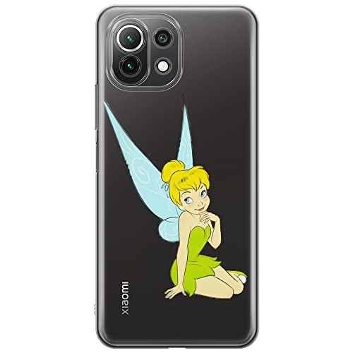 ERT GROUP etui na telefon Xiaomi 11 LITE 4G/5G, case oryginalny i oficjalnie licencjonowany przez Disney, wzór Tinker Bell 005, plecki z TPU częściowo przeźroczyste