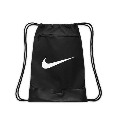 NIKE DM3978-010 Brasilia 9.5 Plecak sportowy Unisex Dorosły CZARNY/CZARNY/BIAŁY 1 ROZMIAR, Czarny/Czarny/Biały, Jeden rozmiar, Sport
