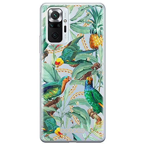 ERT GROUP etui na telefon Xiaomi REDMI NOTE 10 PRO, case oryginalny i oficjalnie licencjonowany przez Babaco, wzór Flowers 058, optymalnie dopasowane, plecki z TPU częściowo przeźroczyste