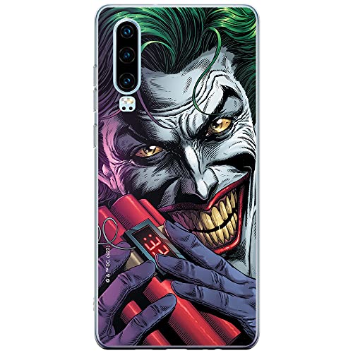 ERT GROUP etui na telefon Huawei P30, case oryginalny i oficjalnie licencjonowany przez DC, wzór Joker 013, optymalnie dopasowane, plecki z TPU