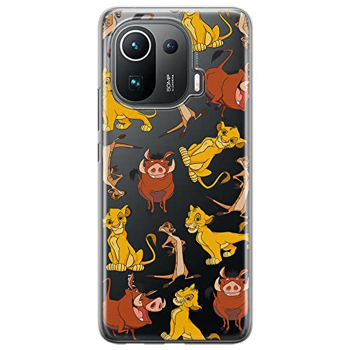ERT GROUP etui na telefon Xiaomi MI 11 PRO, case oryginalny i oficjalnie licencjonowany przez Disney, wzór Simba & Friends 010, optymalnie dopasowane, plecki z TPU częściowo przeźroczyste